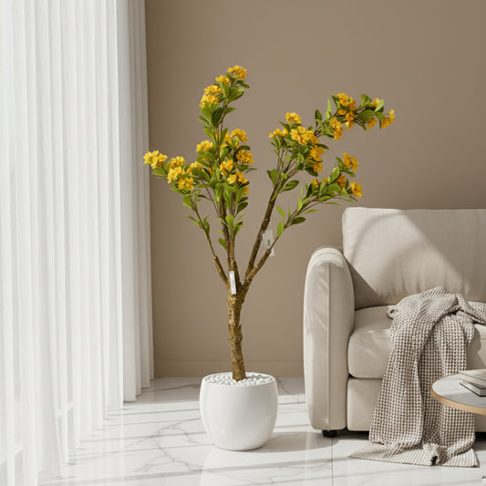 Artificial Yellow Blossom Tree IDC241-A16