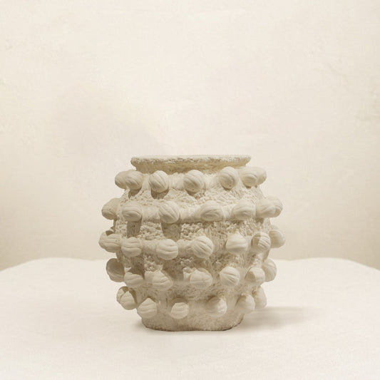 "Astra" Studded Ceramic Vase - IDC243-A21
