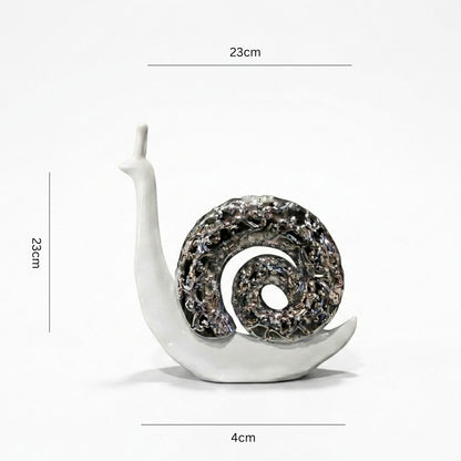 Silver Snail Showpiece IDC71-A225
