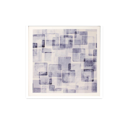 Blue Tiles Abstract Wall Art ID22-319