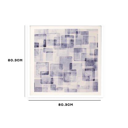 Blue Tiles Abstract Wall Art ID22-319