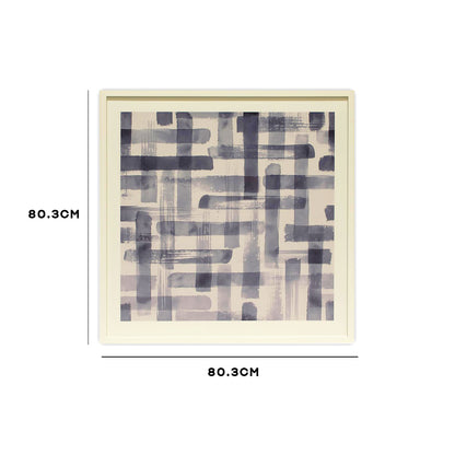 Blue Weave Abstract Wall Art  ID22-317