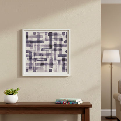 Blue Weave Abstract Wall Art  ID22-317