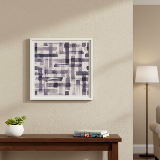 Blue Weave Abstract Wall Art  ID22-317