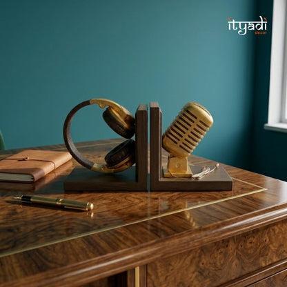 Retro Rhythm Bookends Showpiece IDC92-A136