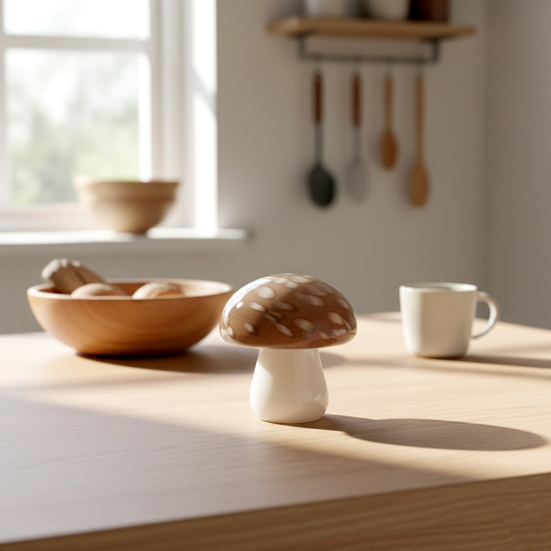 Brown Mushroom Showpiece IDC67-A93