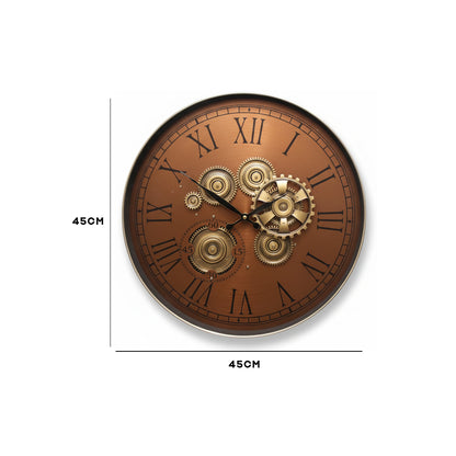 Luxury Brown Roman Wall Clock IDC209-A18