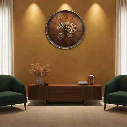 Luxury Brown Roman Wall Clock IDC209-A18