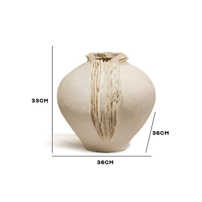 "Cascade" Sculptural Ceramic Vase - Large - IDC243-A30