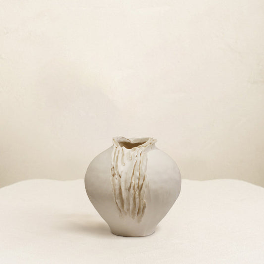 "Cascade" Sculptural Ceramic Vase - Small - IDC243-A31