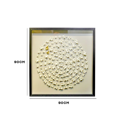 Concentric Circle Wall Frame IDC119-A4