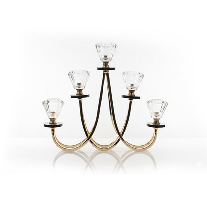 Crystal Candle Holder Showpiece IDC208-A43