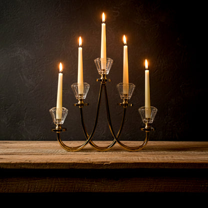 Crystal Candle Holder Showpiece IDC208-A43