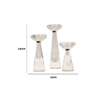 Crystal Candle Holder  Showpiece IDC208-A48