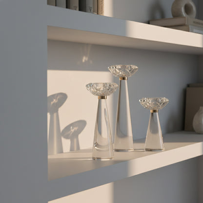 Crystal Candle Holder  Showpiece IDC208-A48