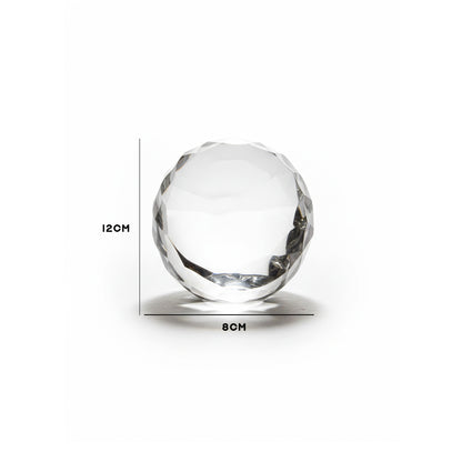 Crystal Faceted Glass Orb Showpiece  IDC136-A26