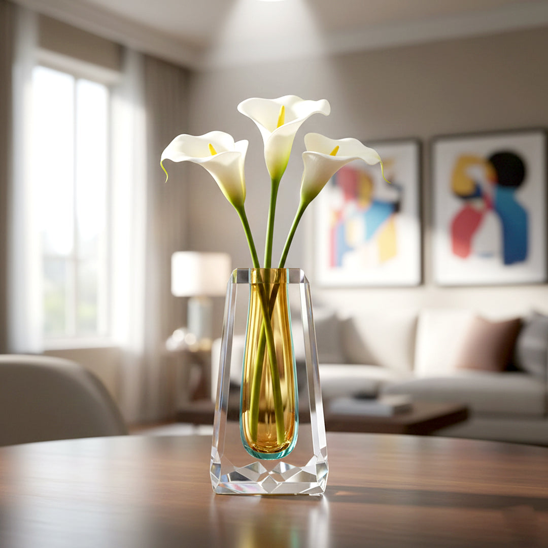 Crystal Glass Designer Vase IDC67-A125