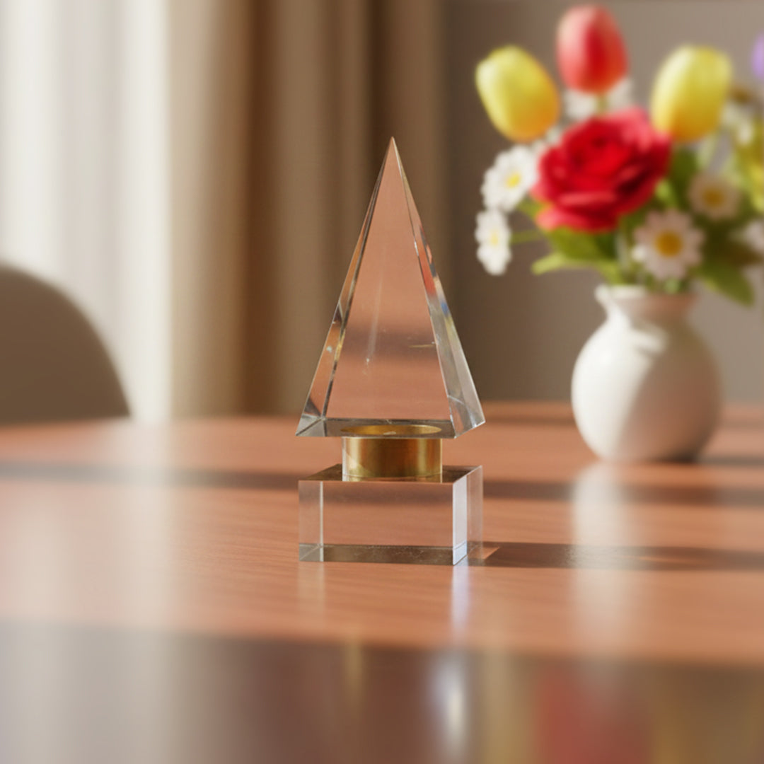 Crystal Pyramid Showpiece IDC208-A34