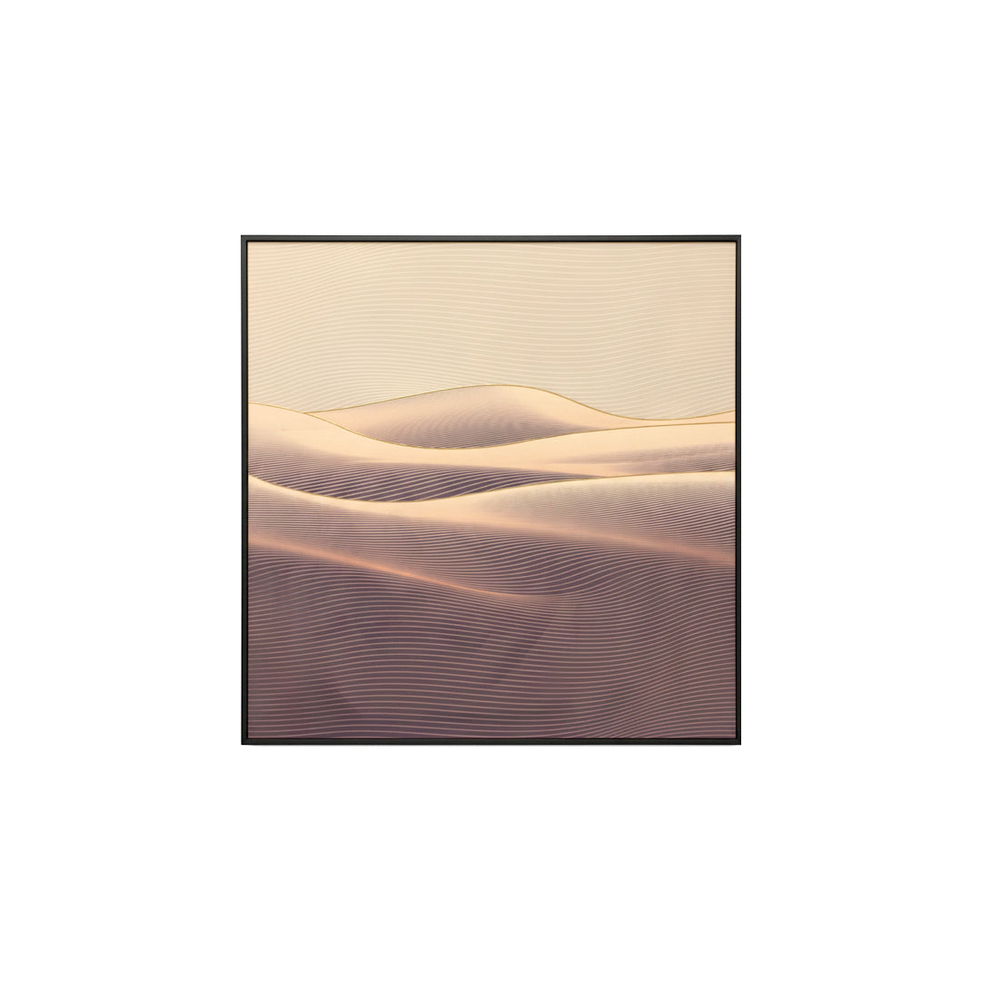 Serene Desert Dune Line Abstract Wall Frame IDC62-A94