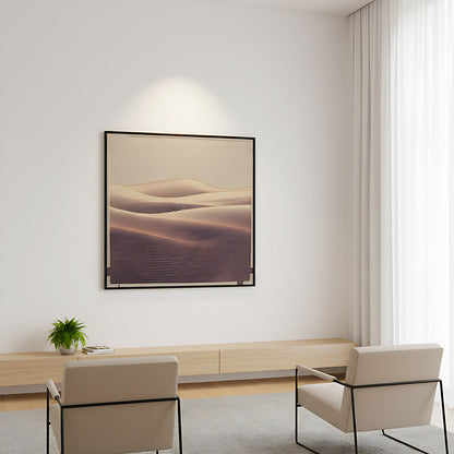 Serene Desert Dune Line Abstract Wall Frame IDC62-A94