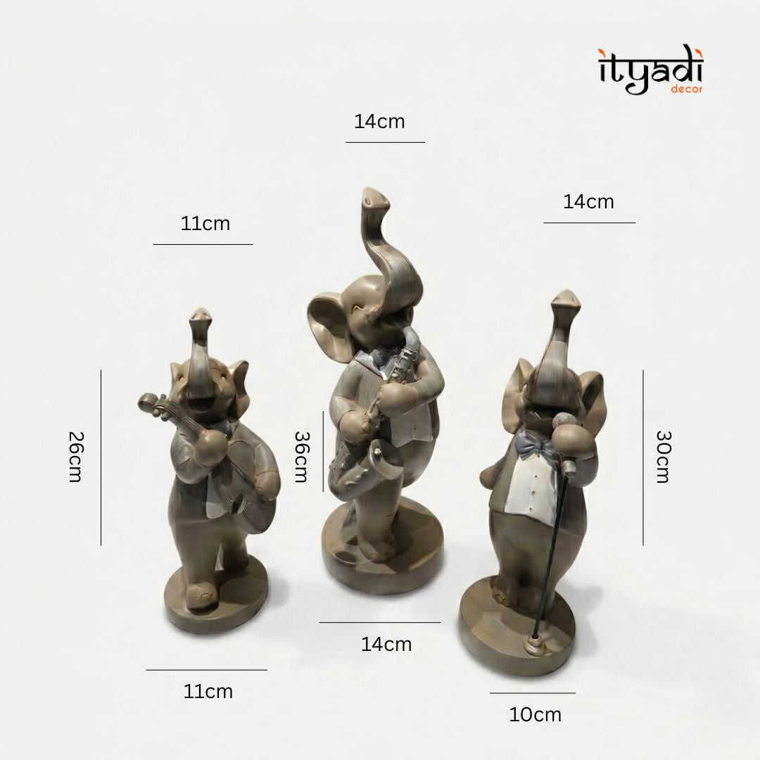 Elephant Trio Showpiece IDC92-A169