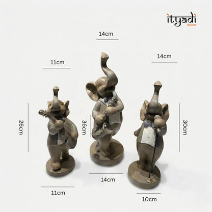 Elephant Trio Showpiece IDC92-A169