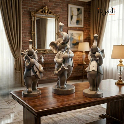 Elephant Trio Showpiece IDC92-A169