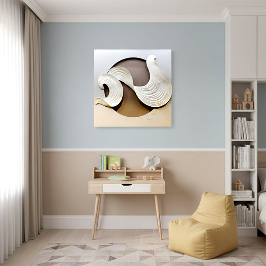Flowing Ribbon 3D Wall Art IDC169-A37