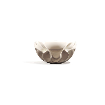 Fluted White Ceramic Vase  IDC244-A21