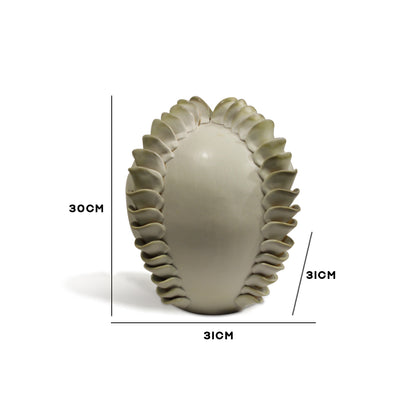 "Fossil Spine" Sculptural Ceramic Vase Small - IDC243-A29