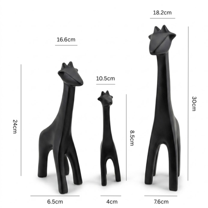Giraffe Family Showpiece Set IDC71-A172