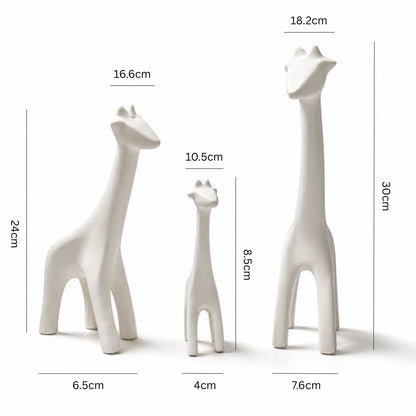 Giraffe Family Showpiece Set IDC71-A173