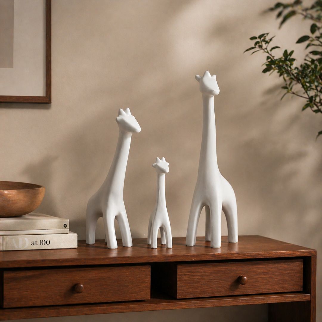 Giraffe Family Showpiece Set IDC71-A173