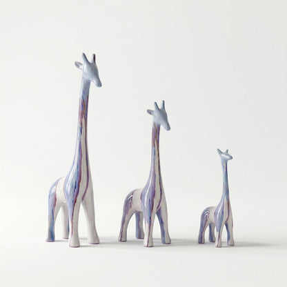 Iridescent Giraffe Trio Showpiece IDC71-A230