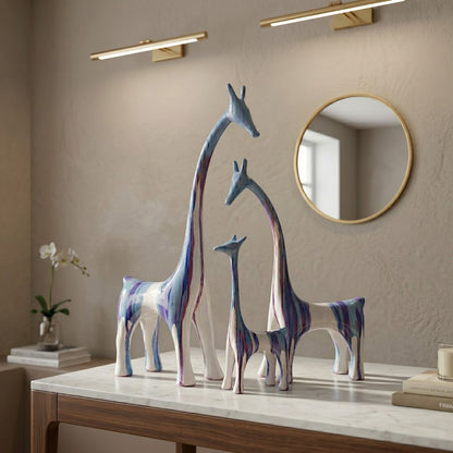 Iridescent Giraffe Trio Showpiece IDC71-A230