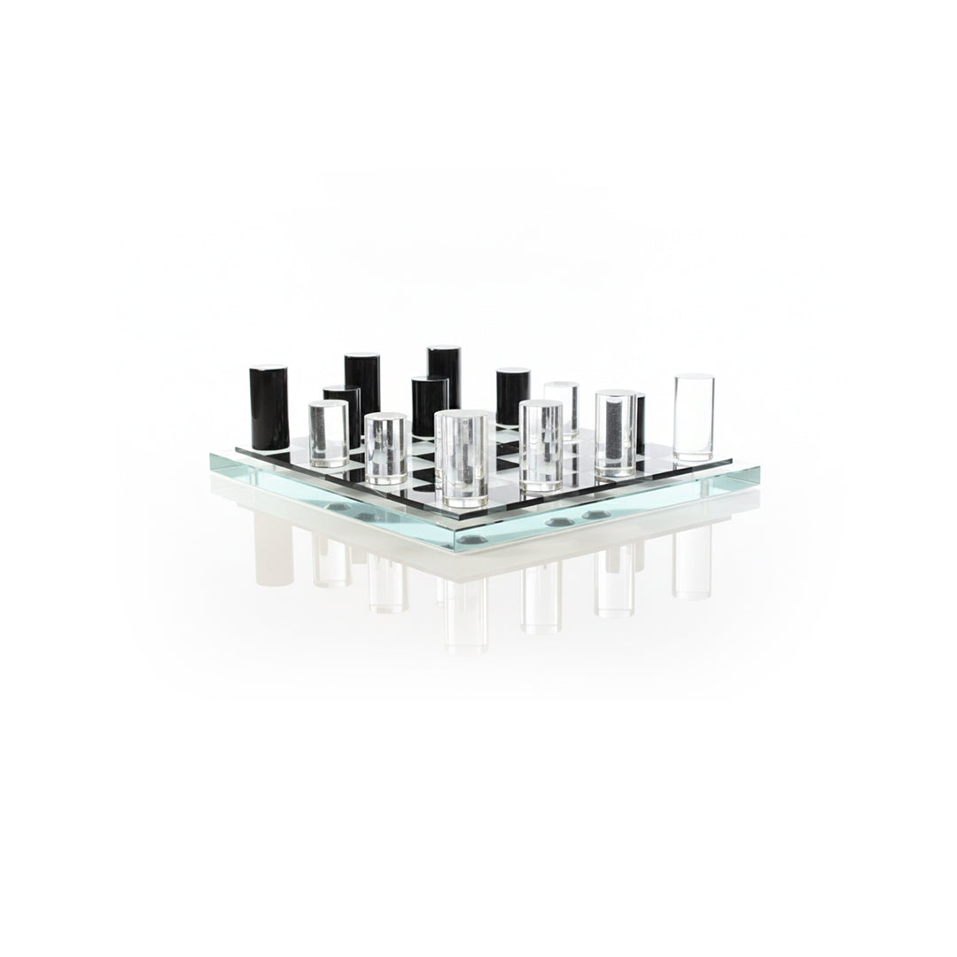 Glass Chess Board Showpiece IDC208-A44