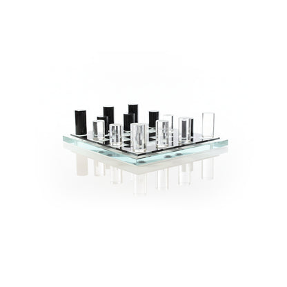 Glass Chess Board Showpiece IDC208-A44
