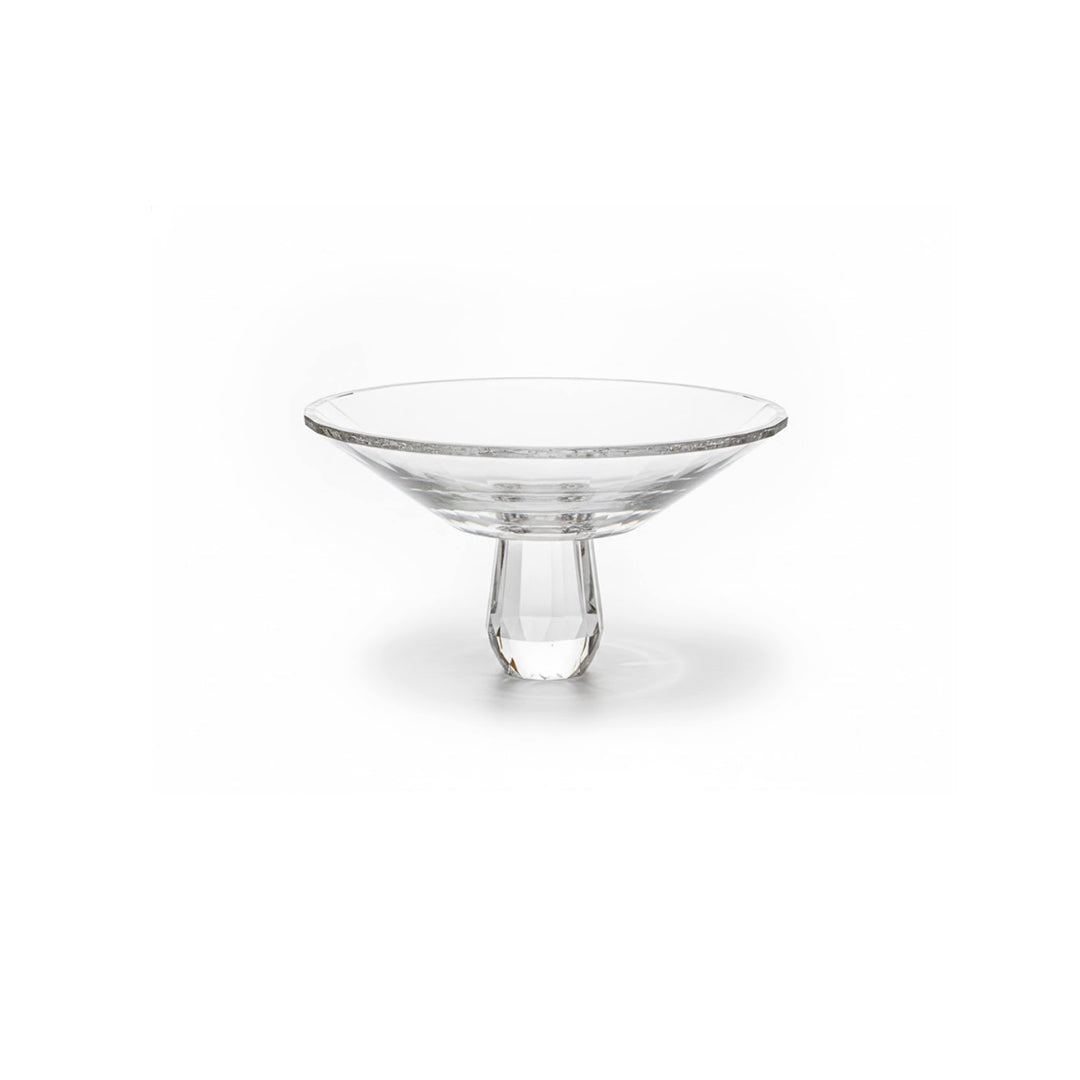 Minimal Clear Glass Pedestal Bowl Centerpiece IDC136-A25