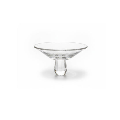Minimal Clear Glass Pedestal Bowl Centerpiece IDC136-A25