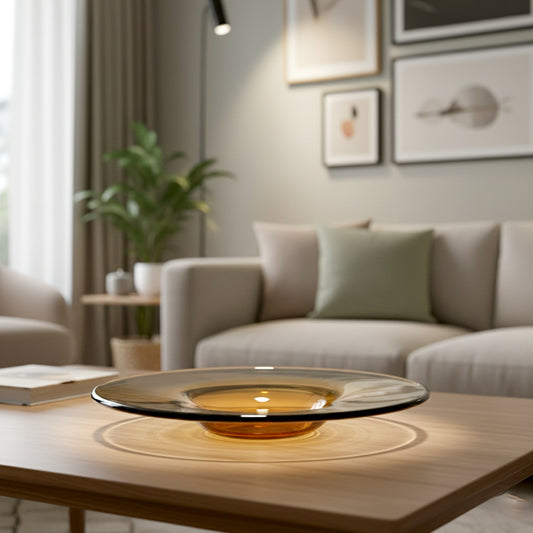 Designer Glass Table Showpiece IDC67-A133