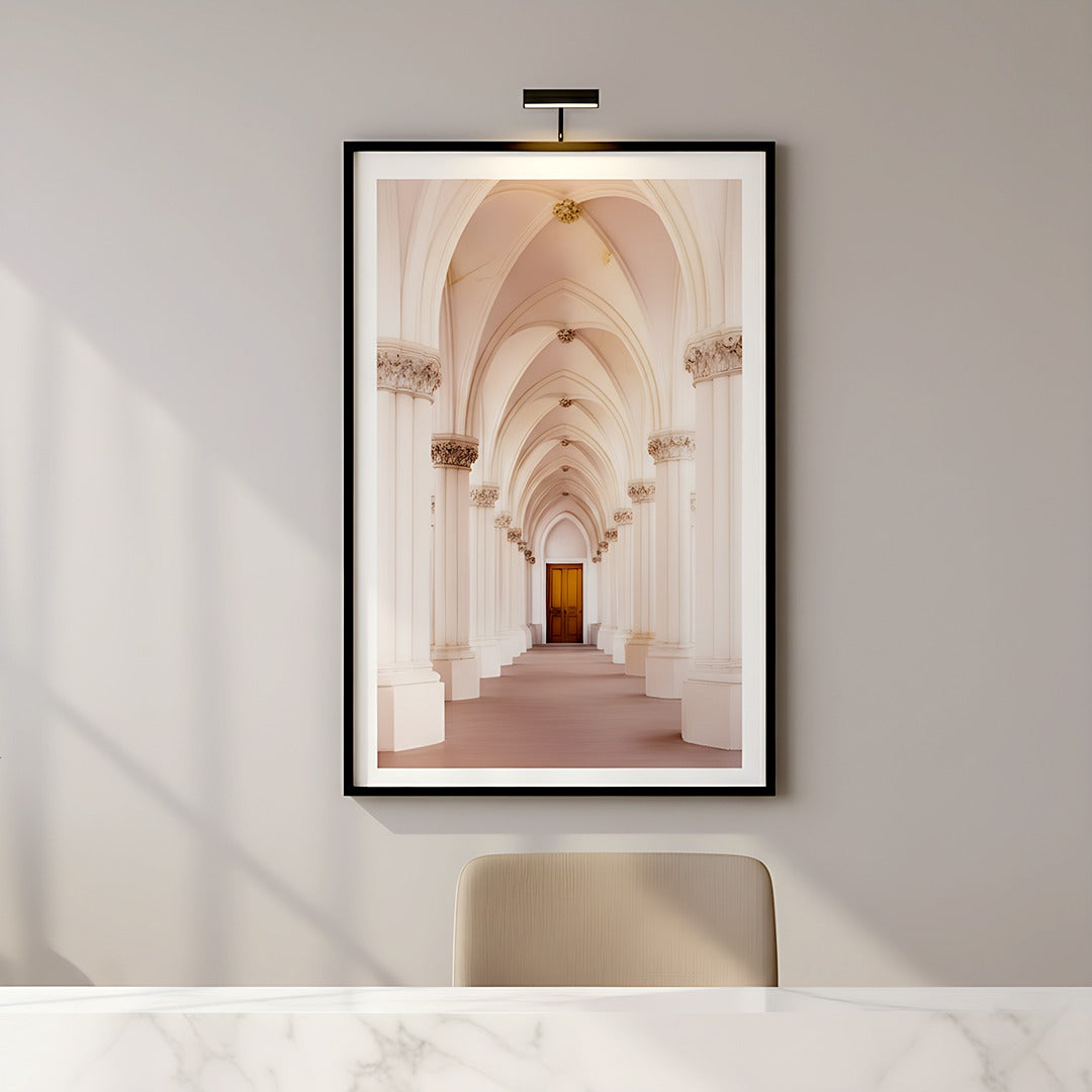 Golden Archway Corridor Wall Art IDC62-A83
