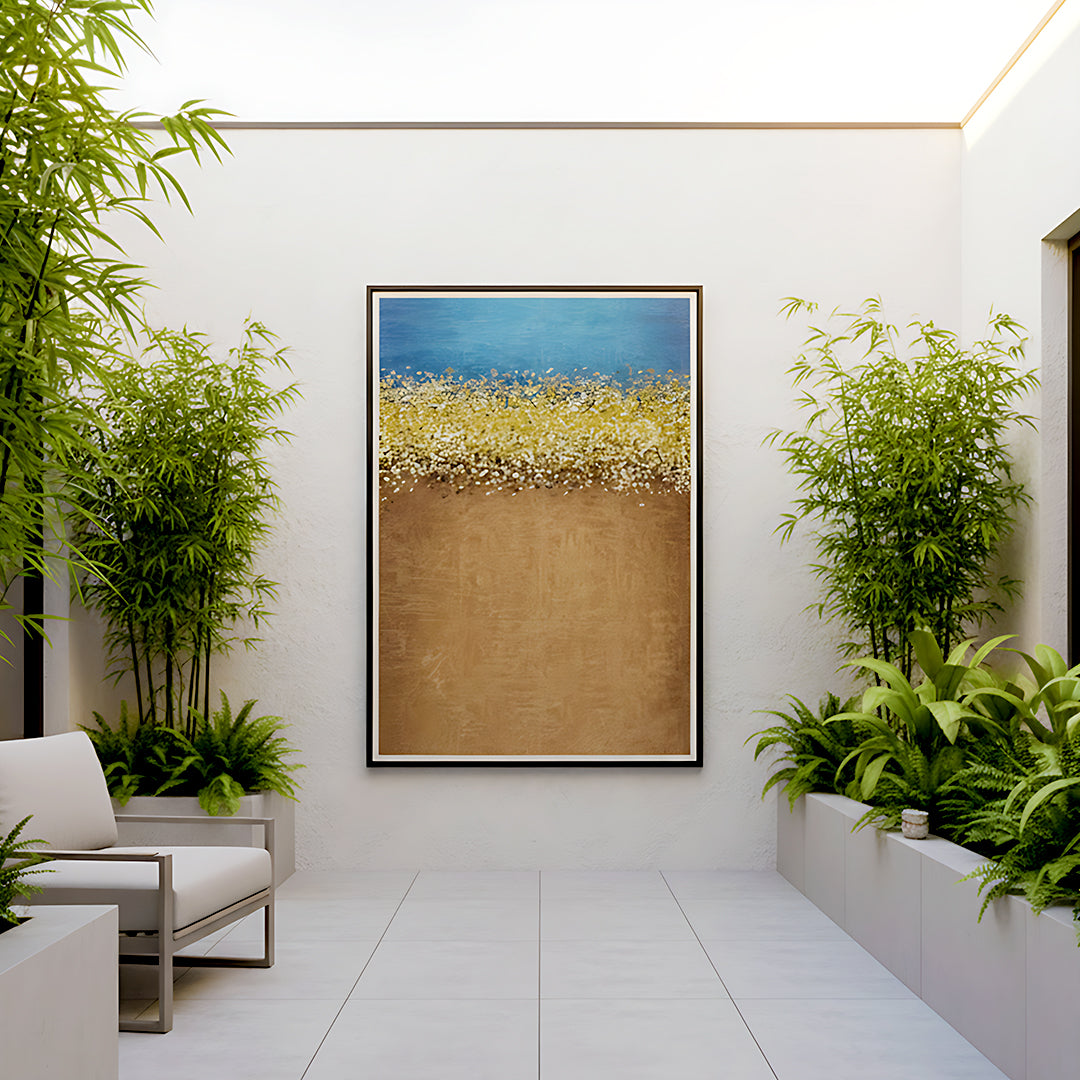Golden Blossom Horizon Wall Frame IDC62-A85