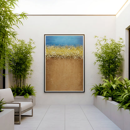 Golden Blossom Horizon Wall Frame IDC62-A85