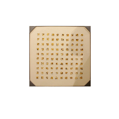 Golden Grid Square Textured Wall Frame IDC58-A1