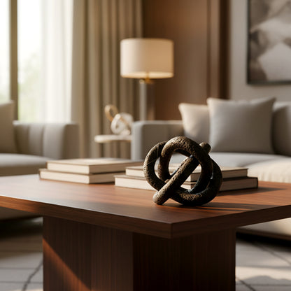 Sculptural Knot Black IDC233-A28