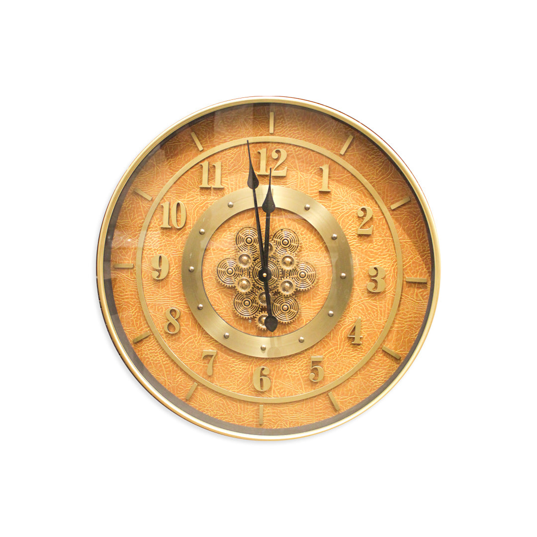 Classic Metal Wall Clock with Vintage Dial IDC94-A18