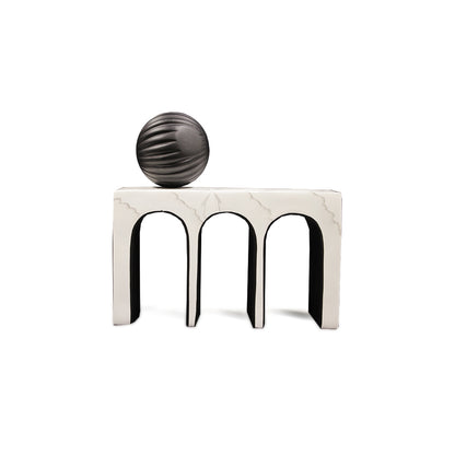 Equilibrium Marble Arch & Sphere Sculpture IDC244-A7
