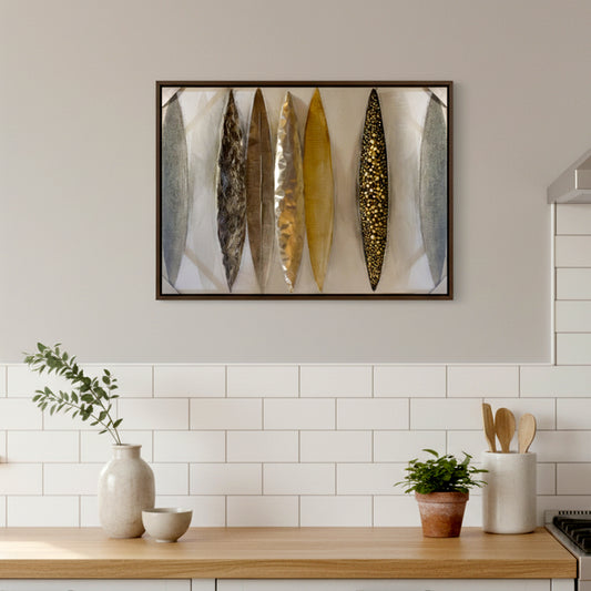 Earthy Elegance: Textured Wall Frame IDC121-A3