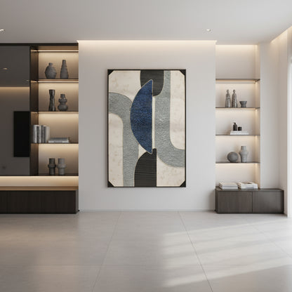 Mid-Century Modern Abstract Wall Frame IDC121-A37