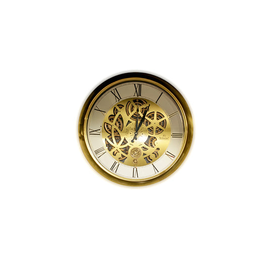 Modern Skeleton Wall Clock - Gold IDC214-A12